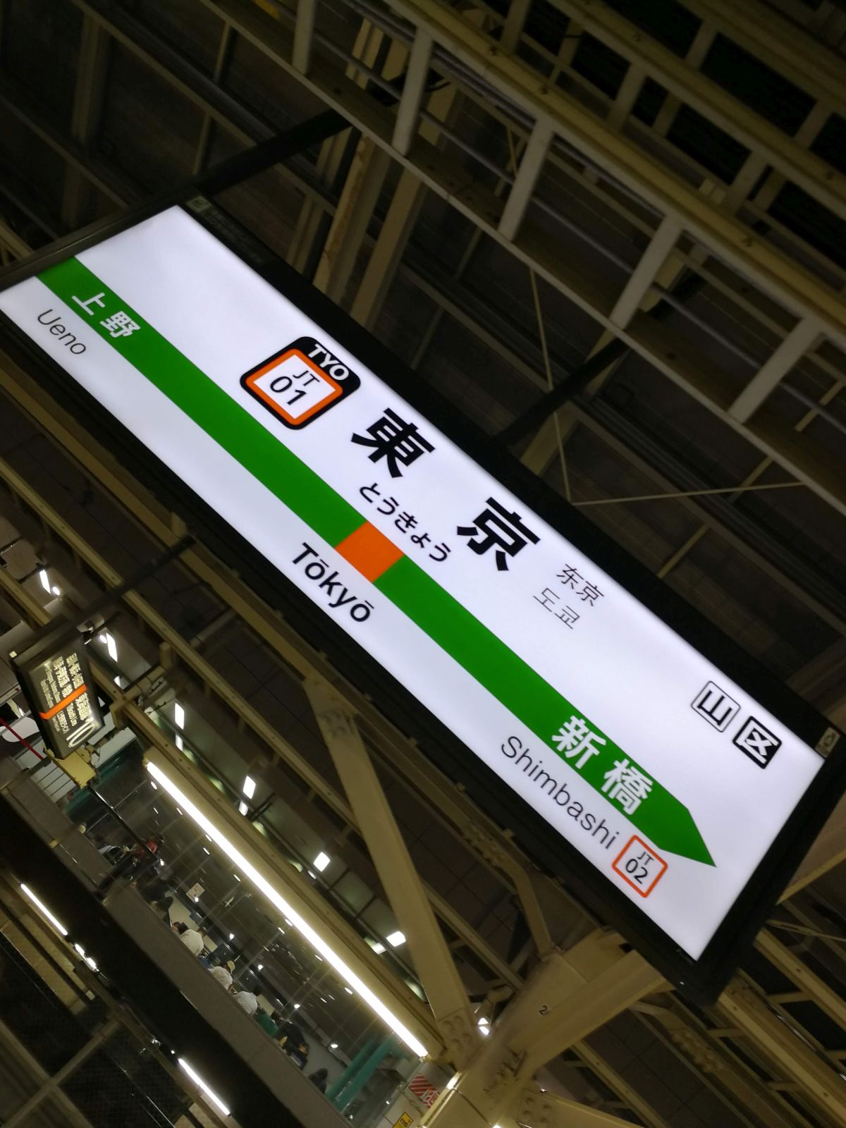 東京駅着