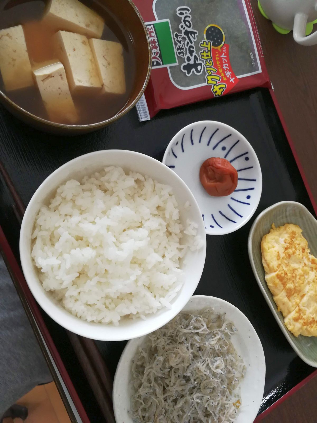 本日の朝食兼昼食