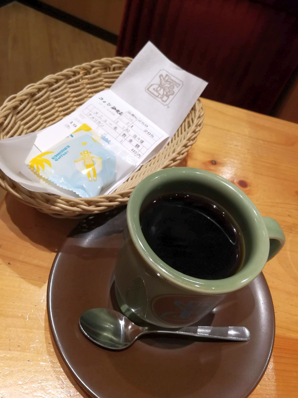 本日のコーヒー