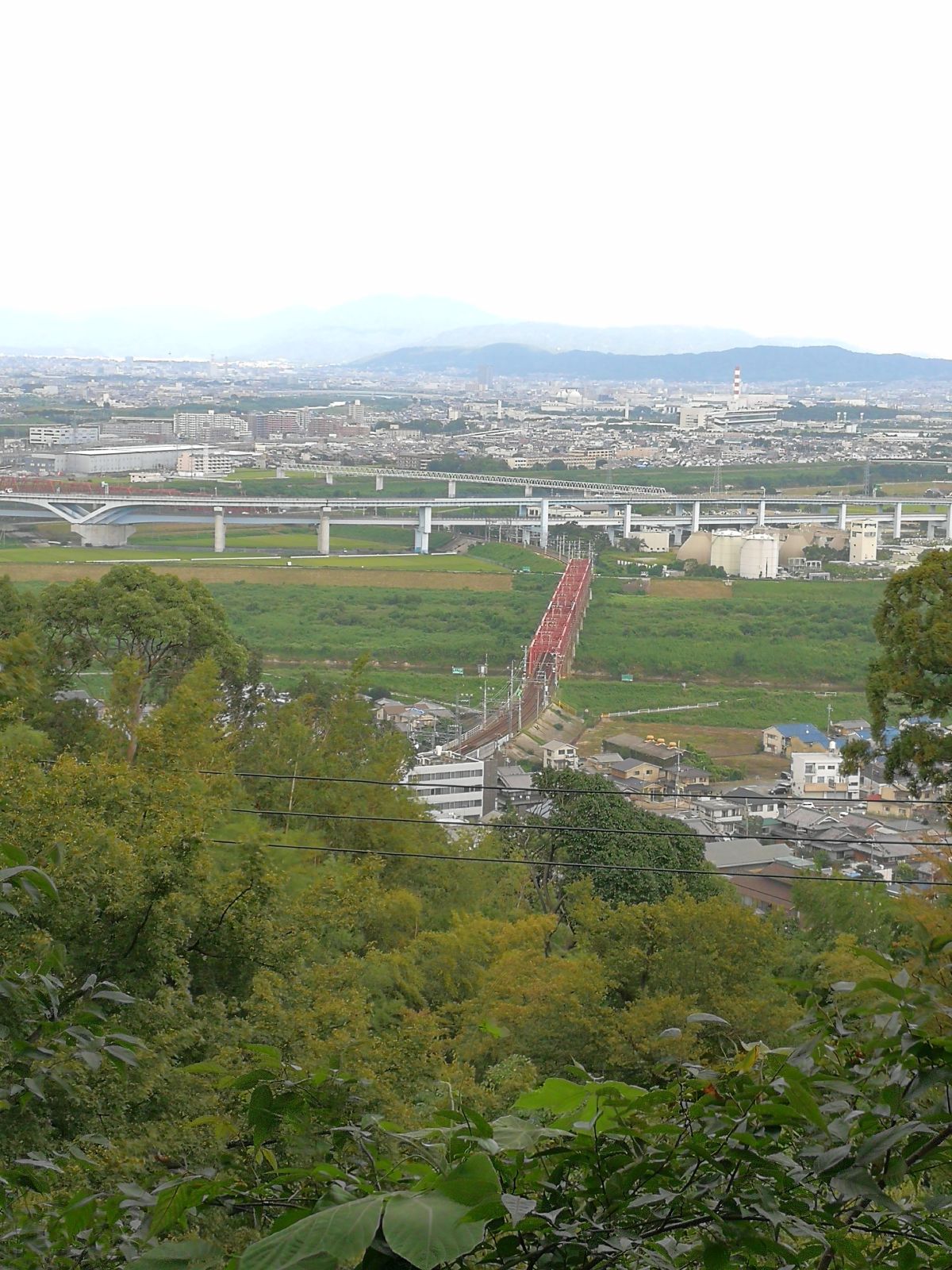 木津川にかかる鉄橋