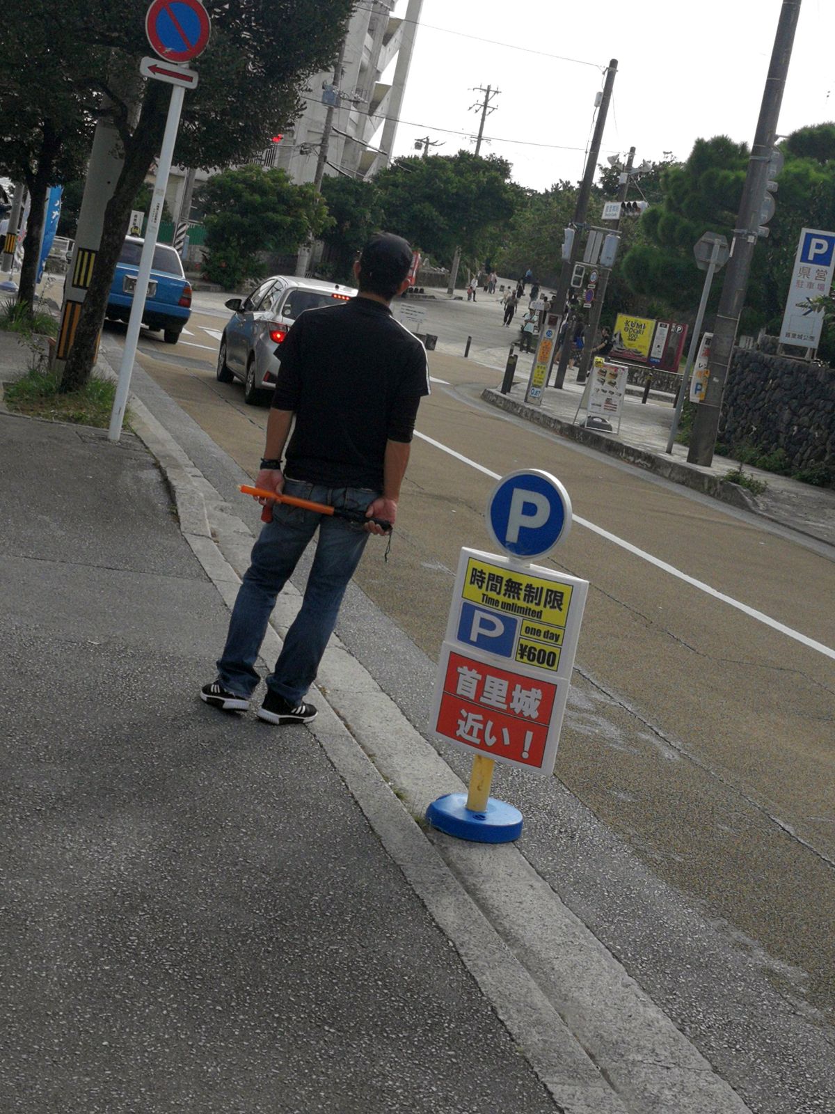 駐車場の誘導