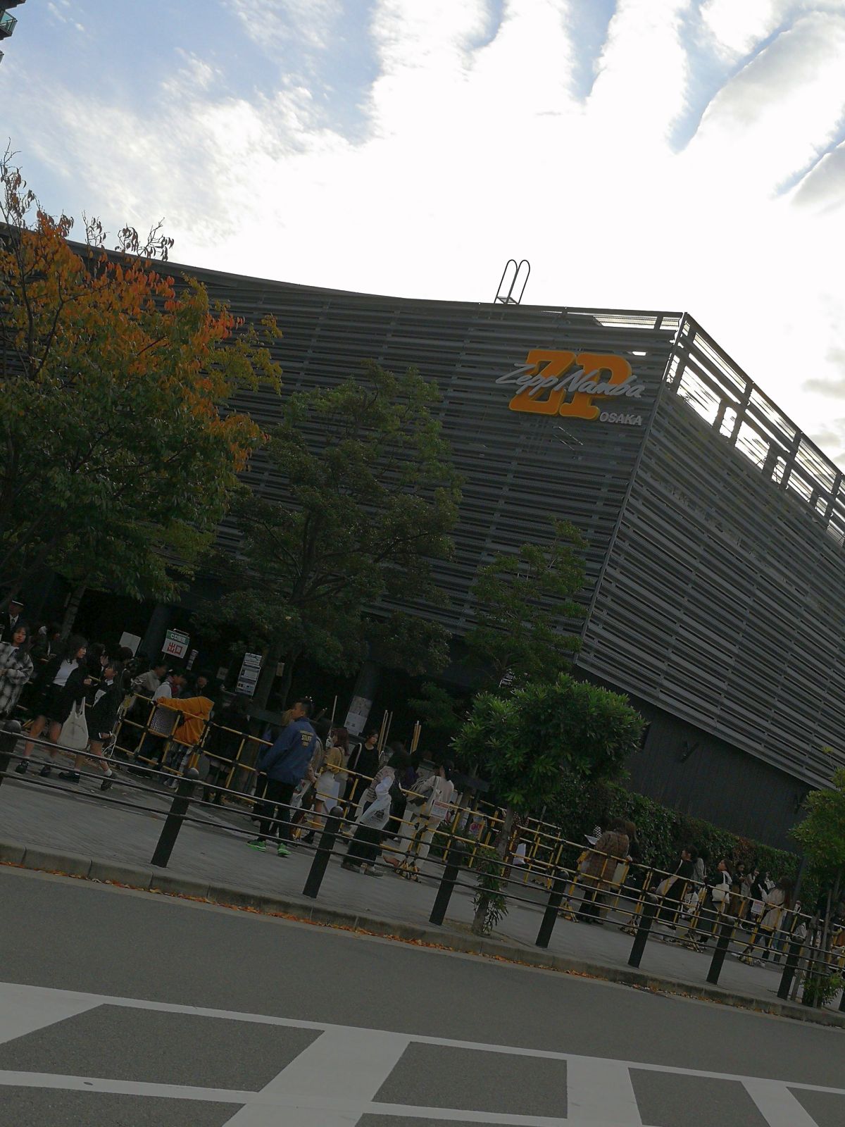 本日のZepp NAMBA