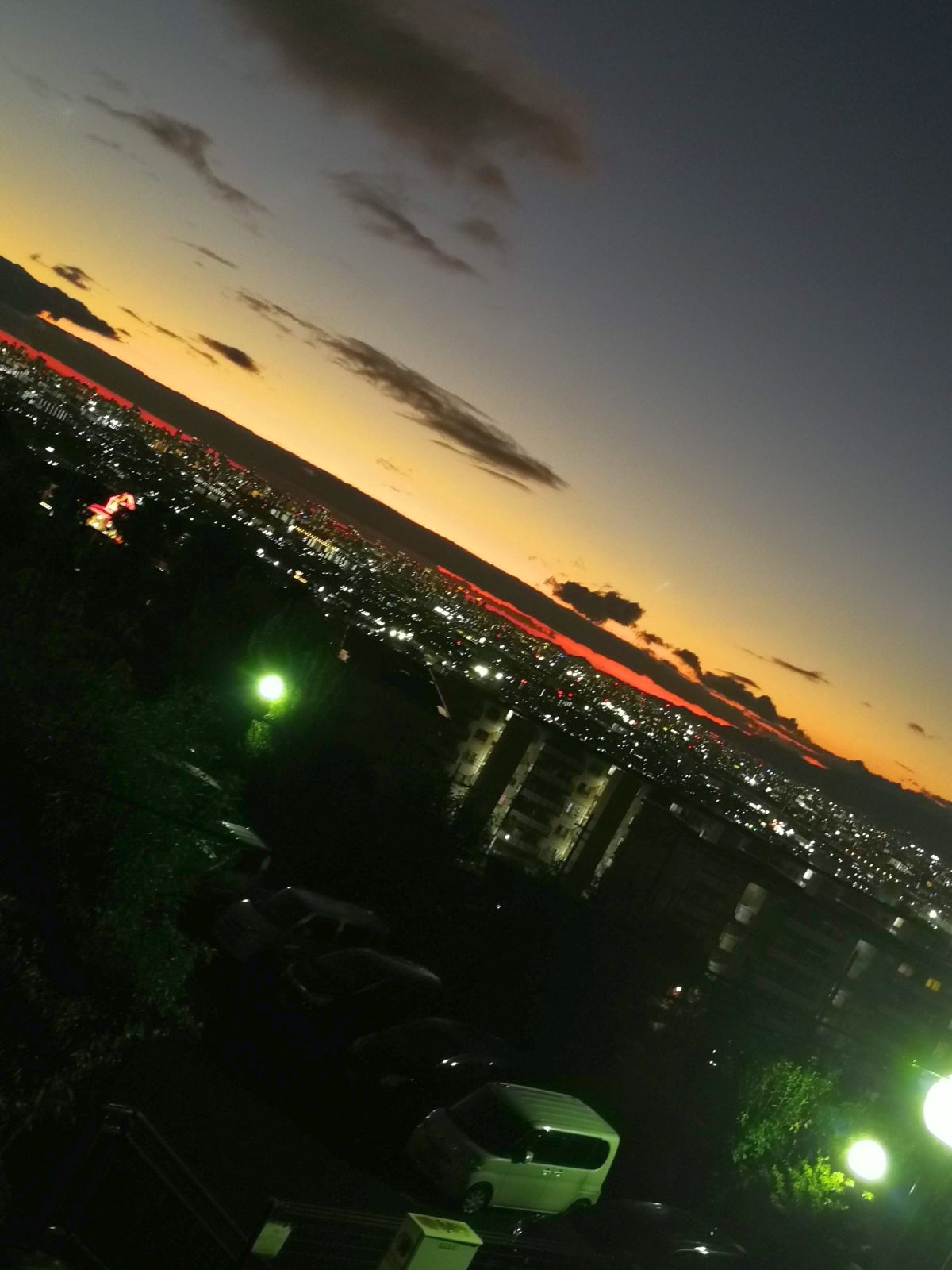 夕暮れの風景