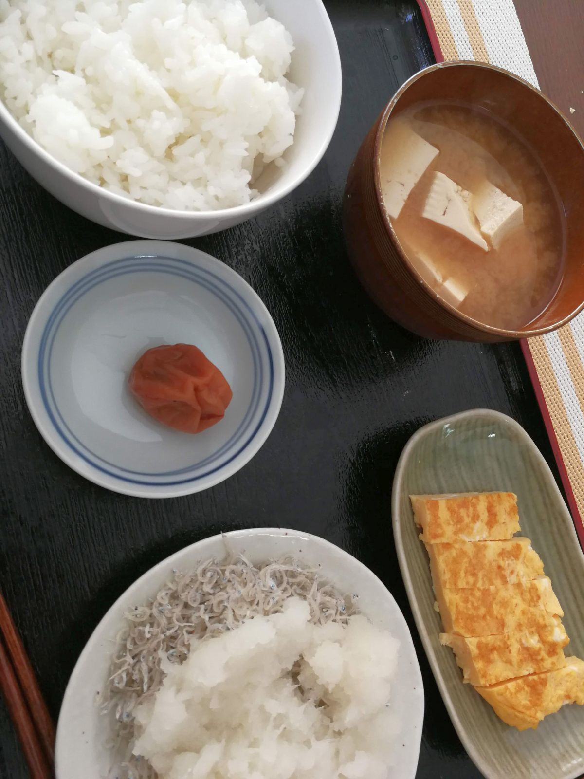 本日の朝食兼昼食