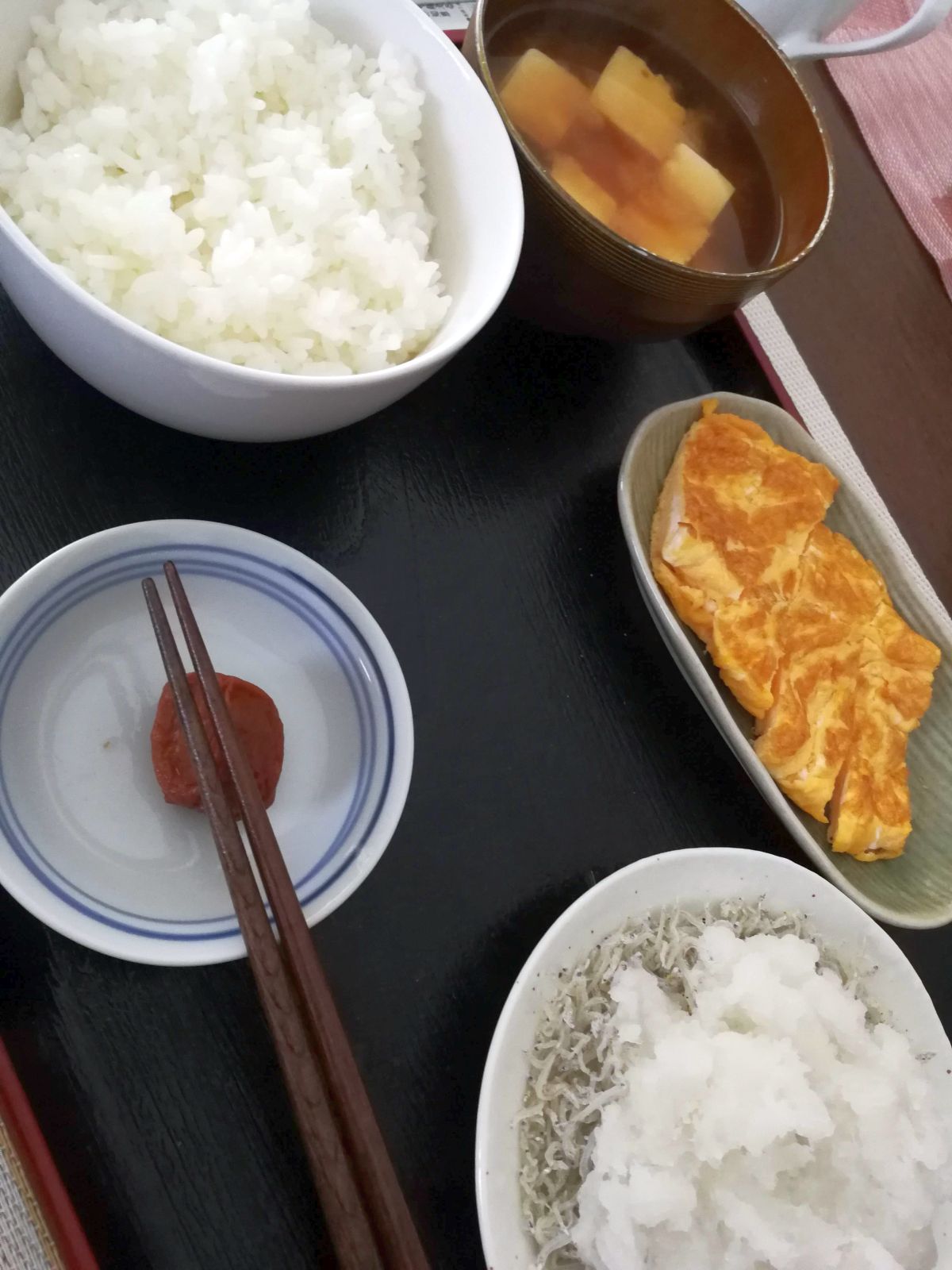 本日の朝食兼昼食