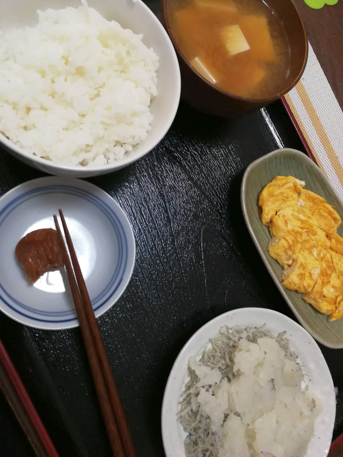 本日の朝食兼昼食