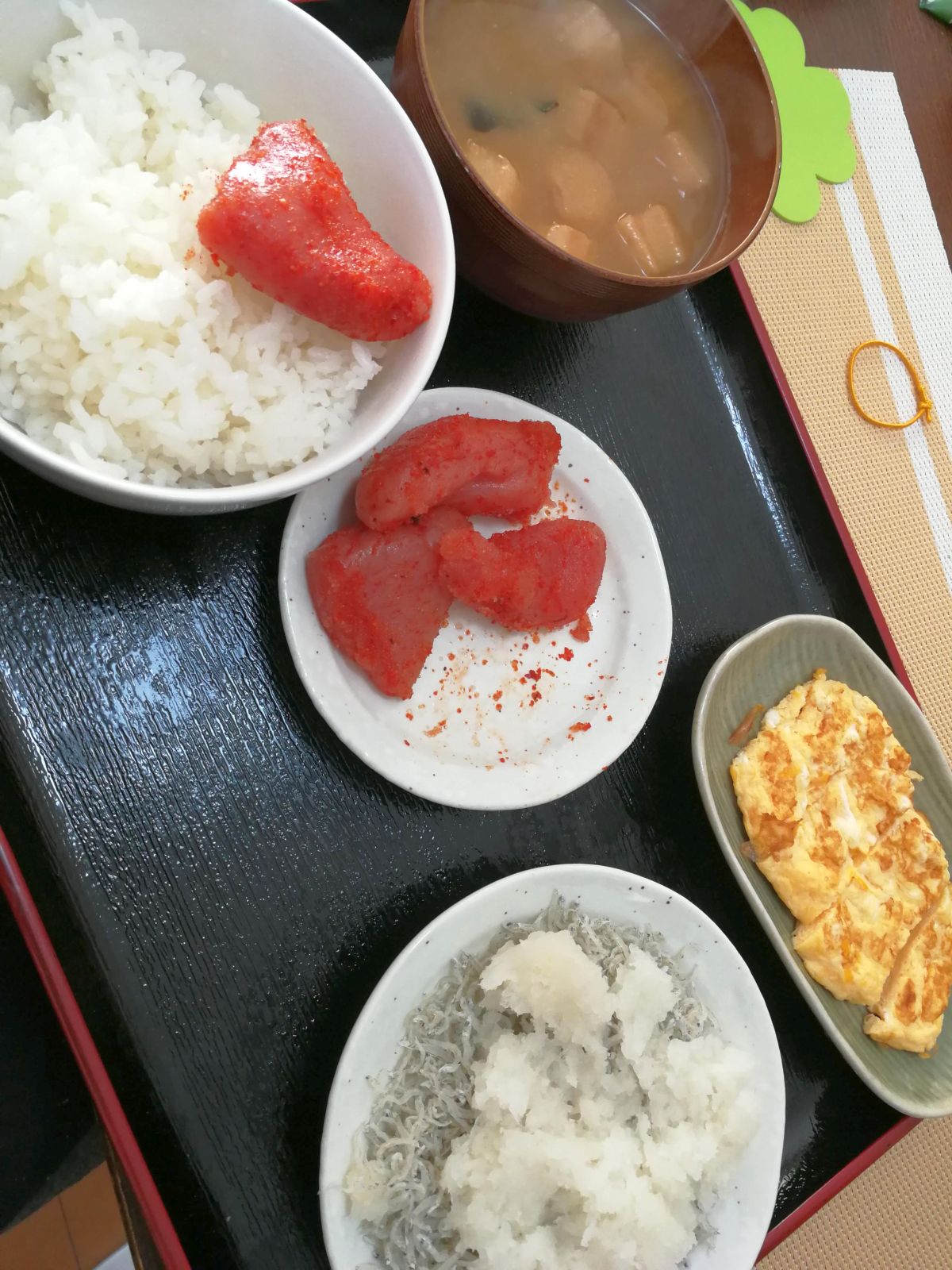 本日の朝食兼昼食