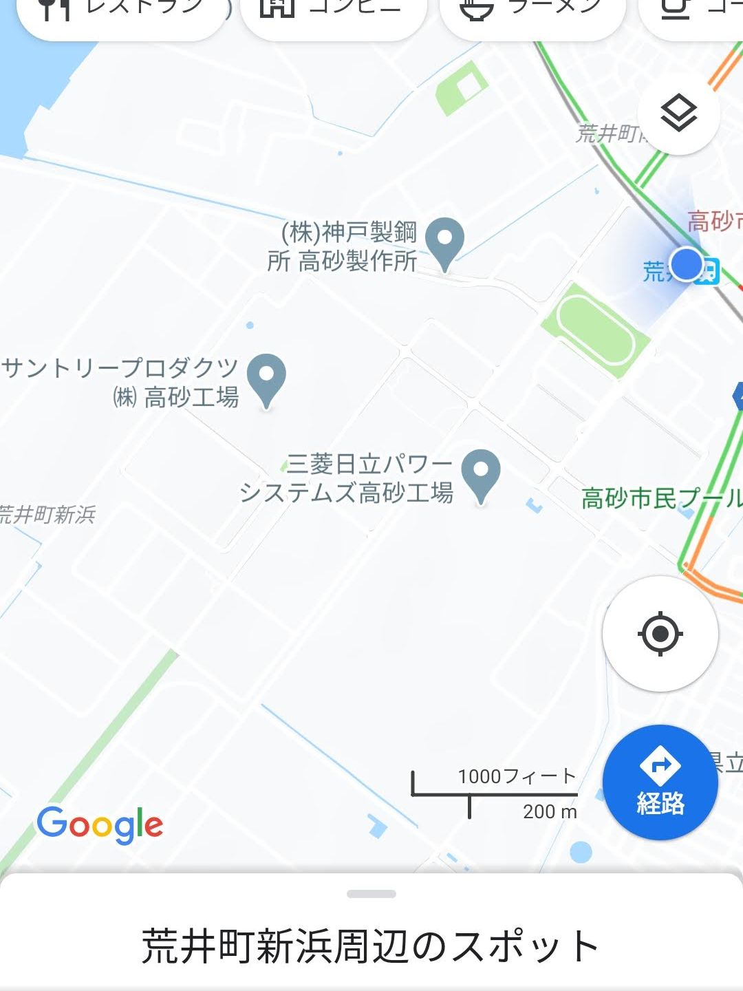 駅の近隣地図