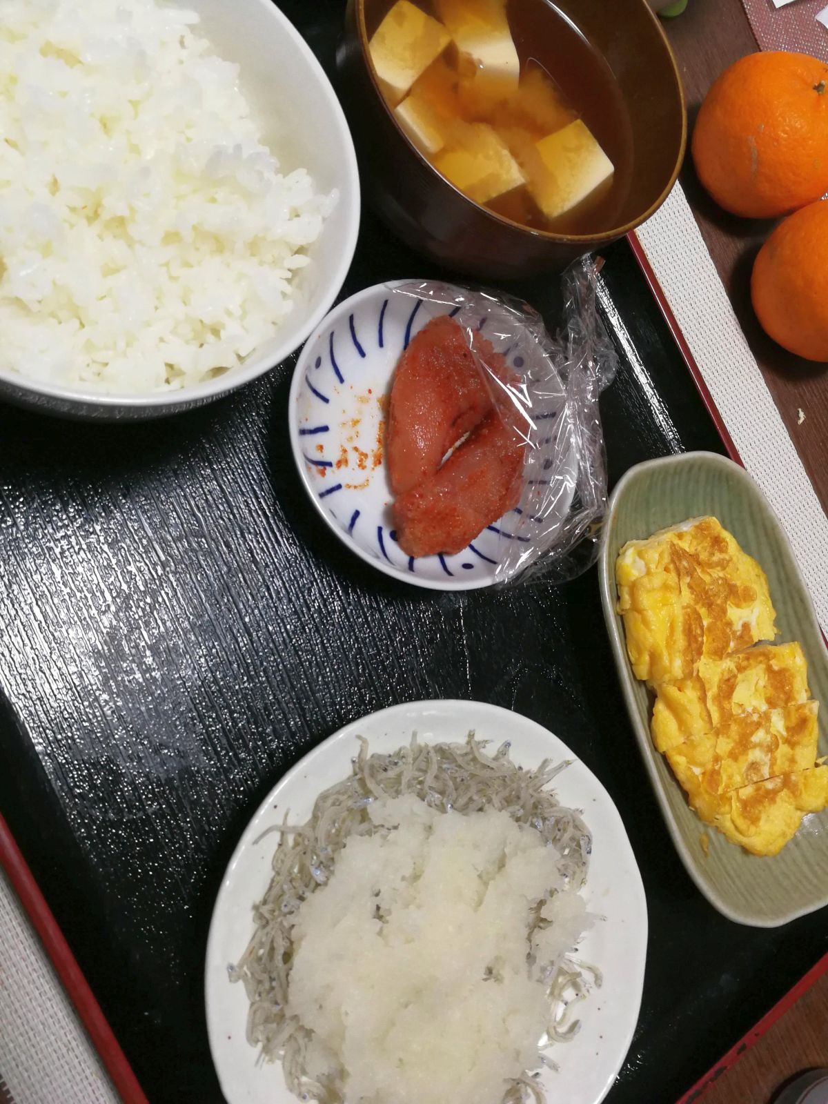 本日の朝食兼昼食