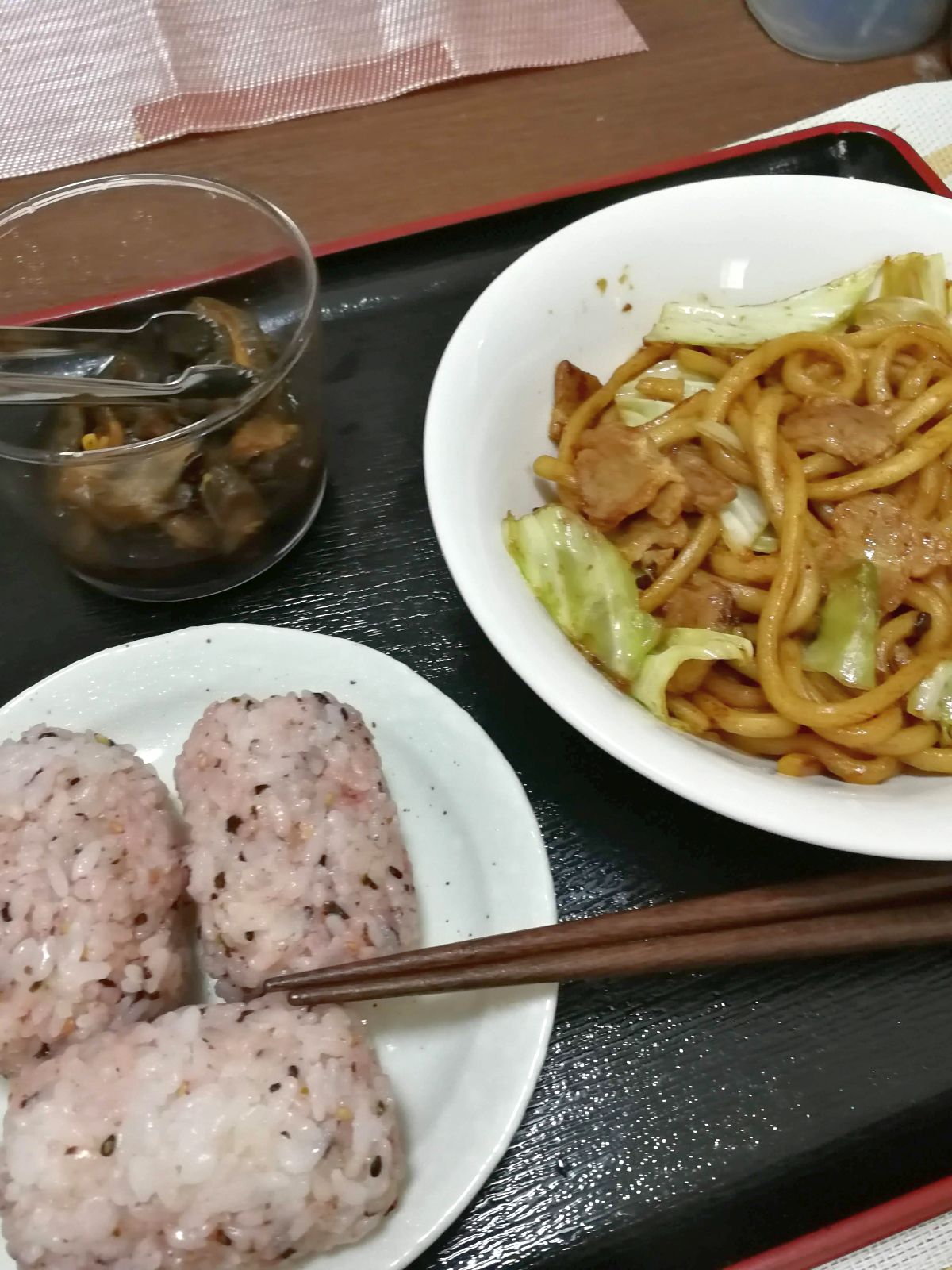 本日の朝食兼昼食