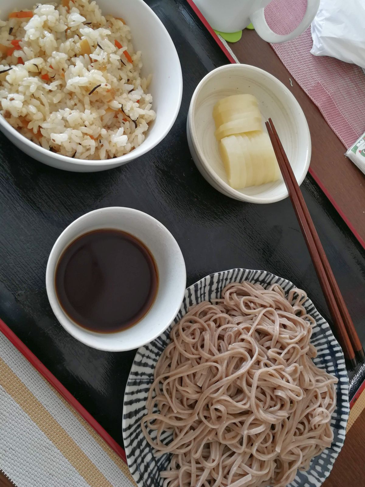 本日の朝食兼昼食