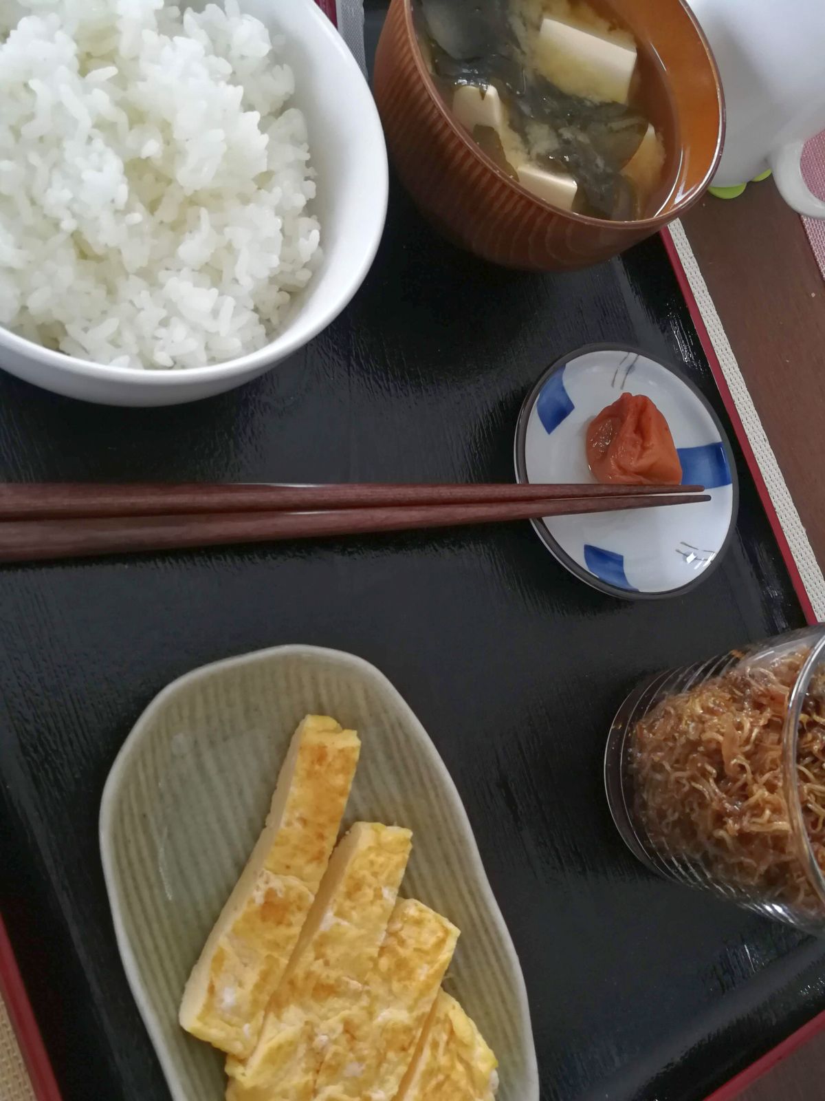 本日の朝食兼昼食