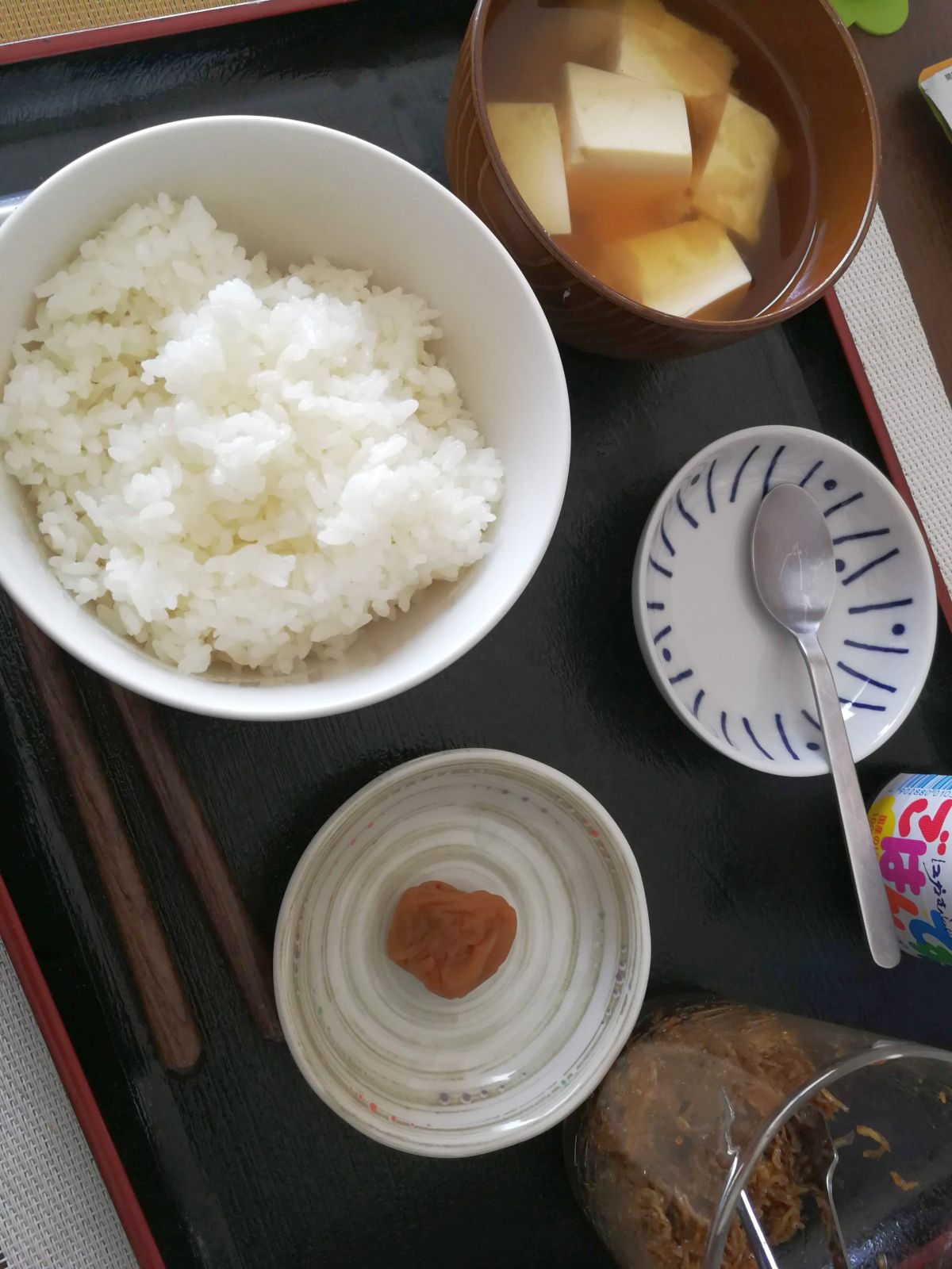 本日の朝食兼昼食