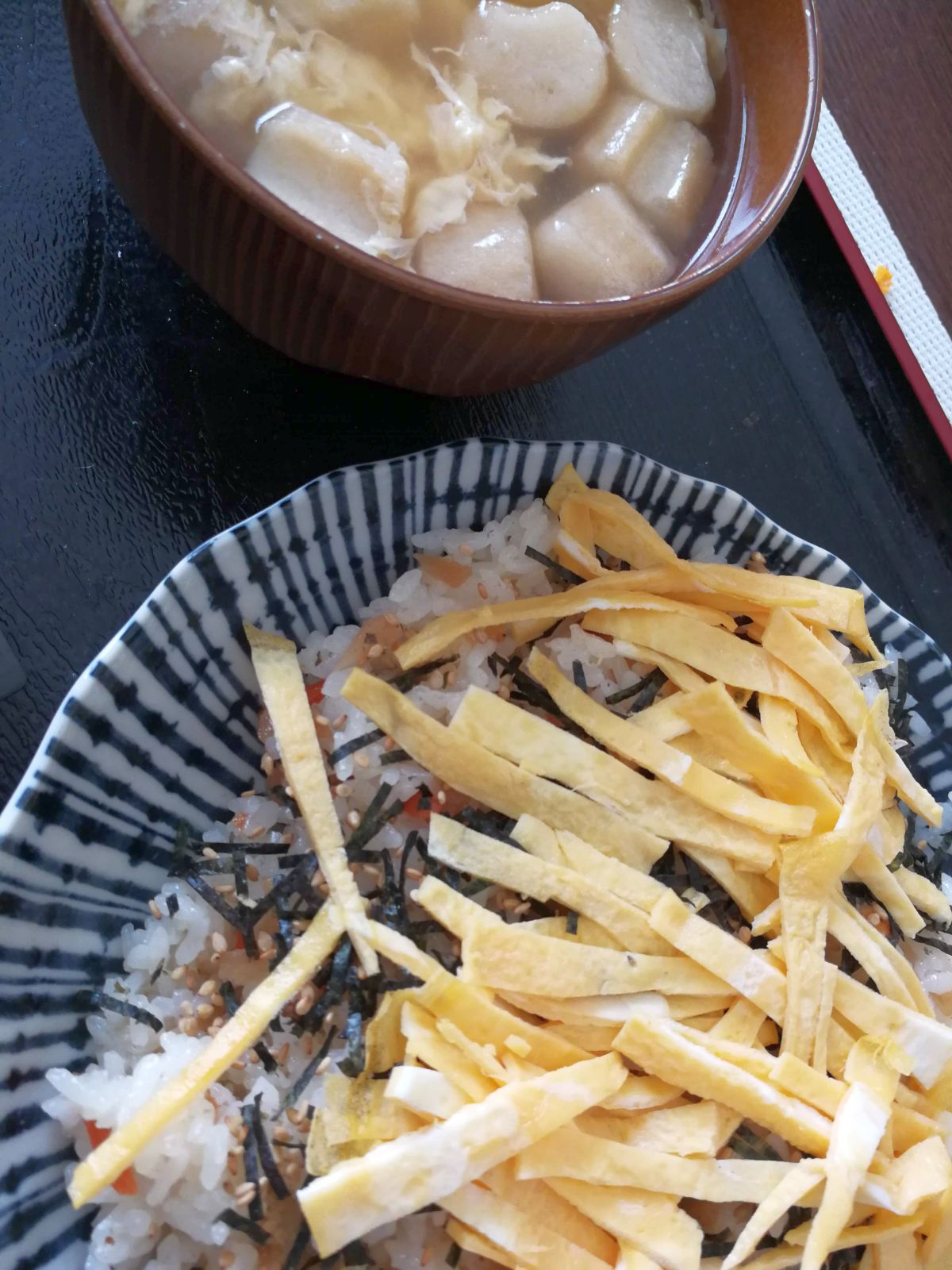 本日の朝食兼昼食