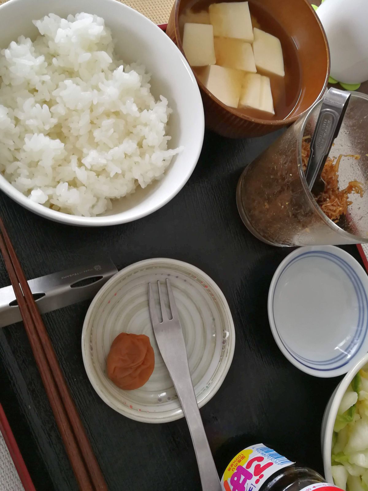 本日の朝食兼昼食