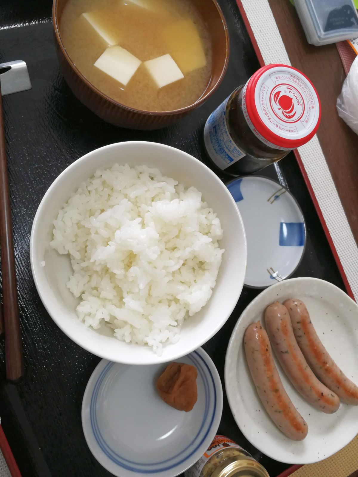 本日の朝食兼昼食