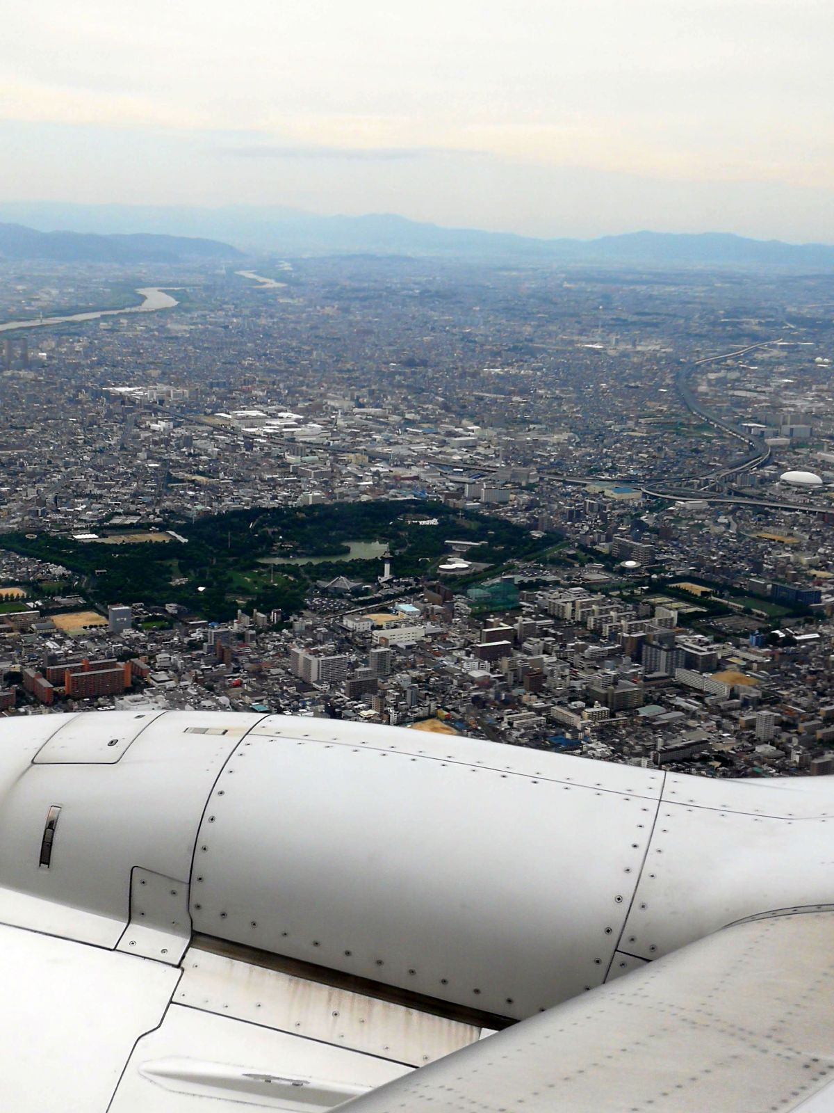 上から見る鶴見緑地