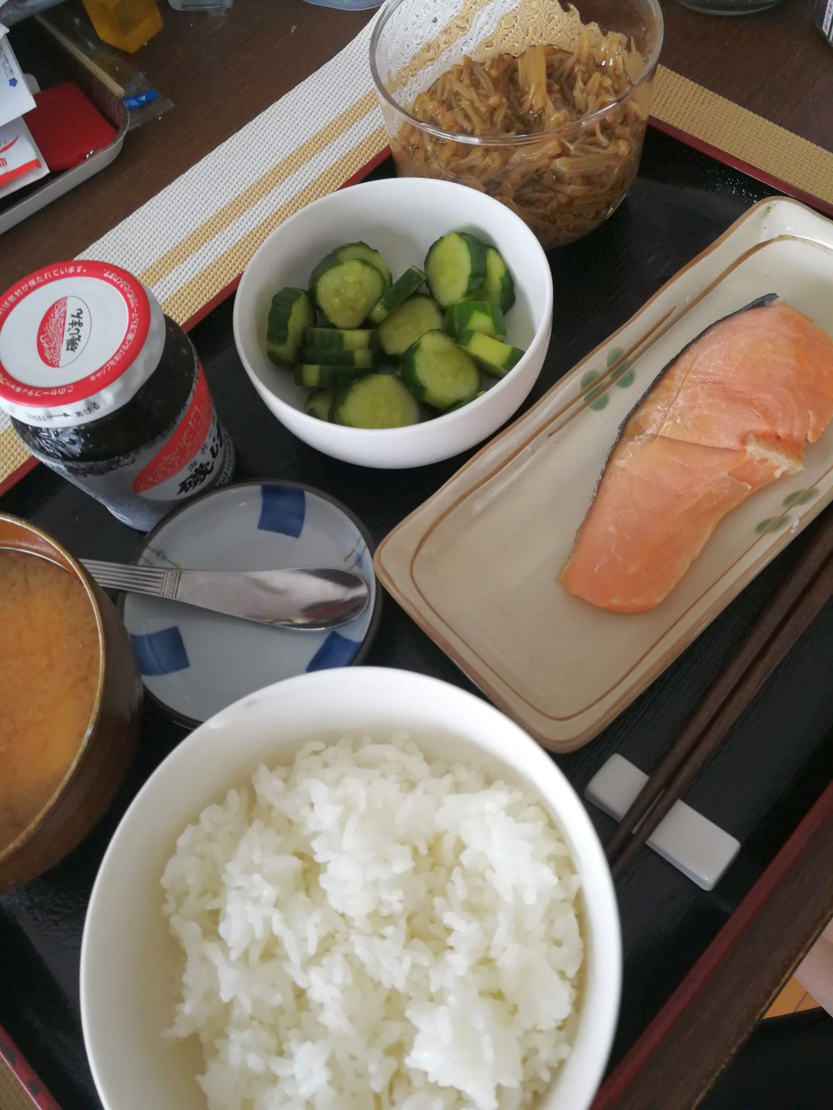本日の朝食兼昼食