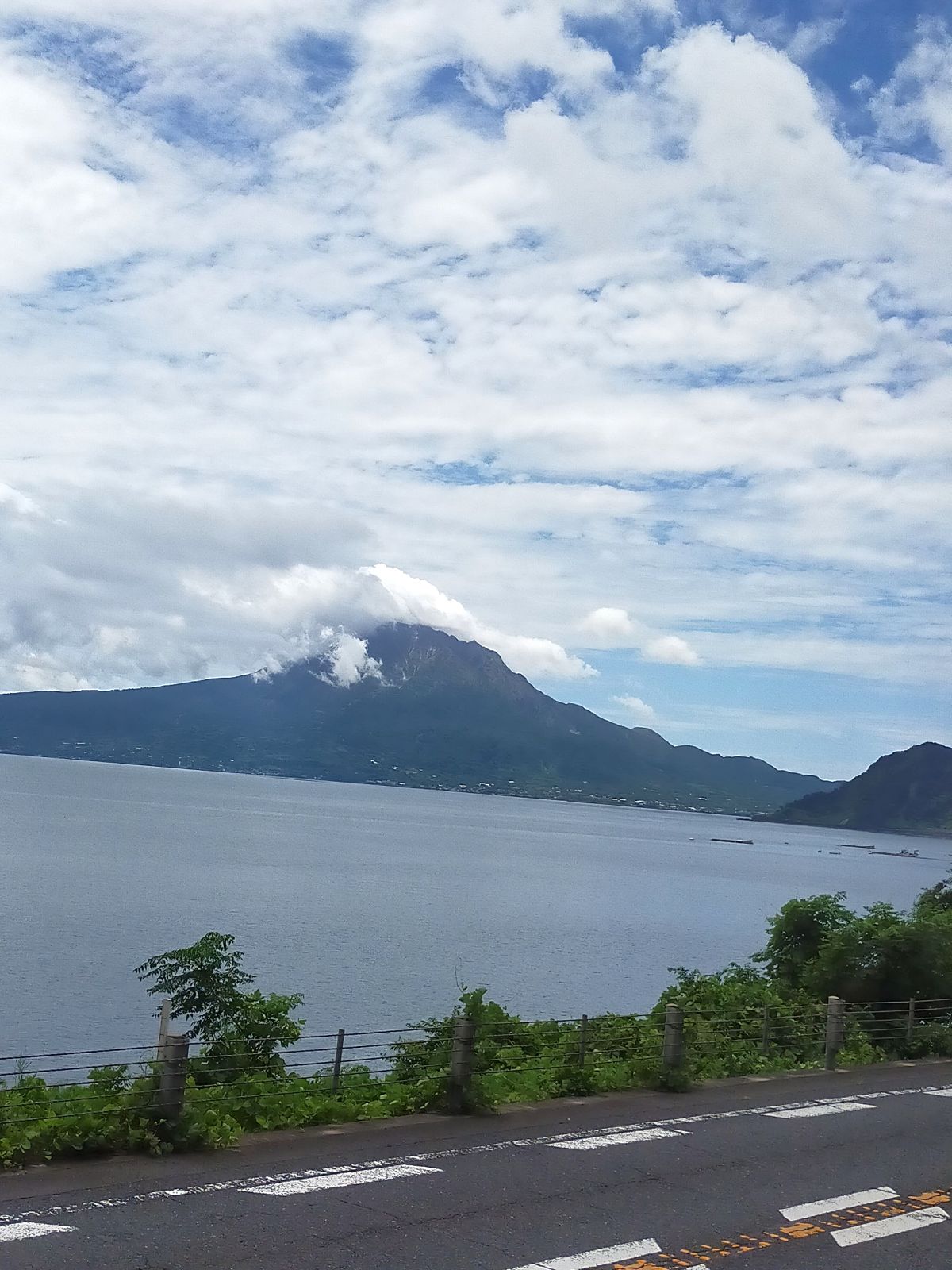 桜島の様子