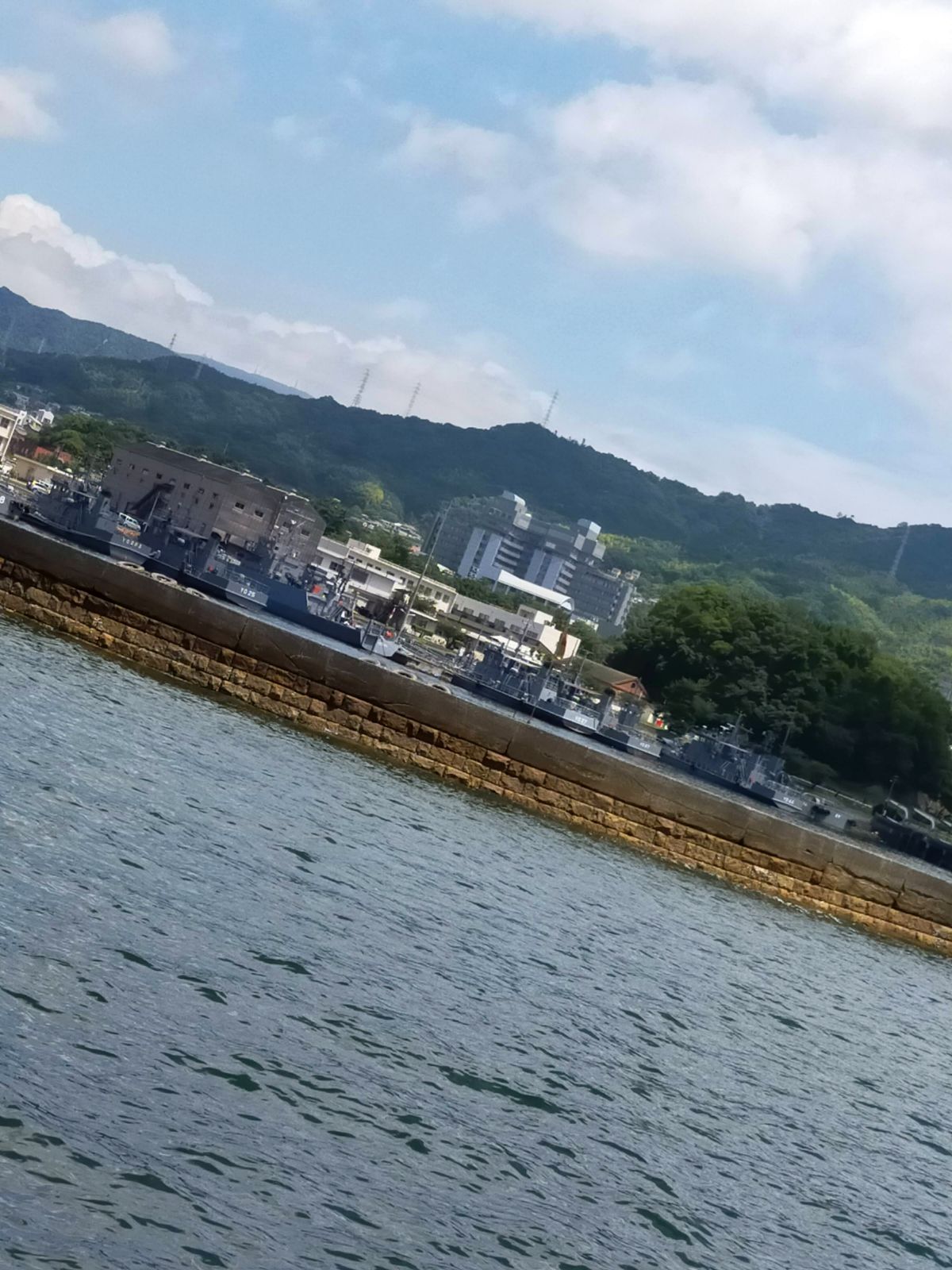 昔の岸壁