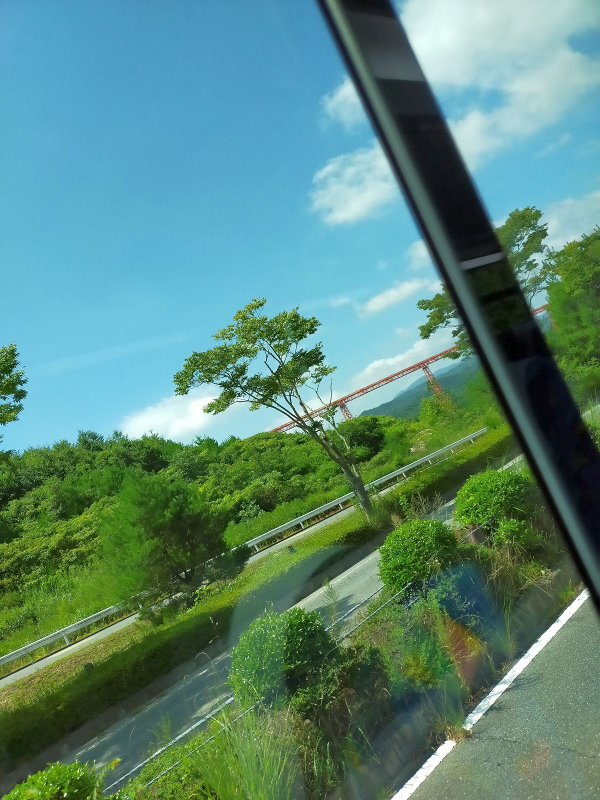 広島空港の進入灯