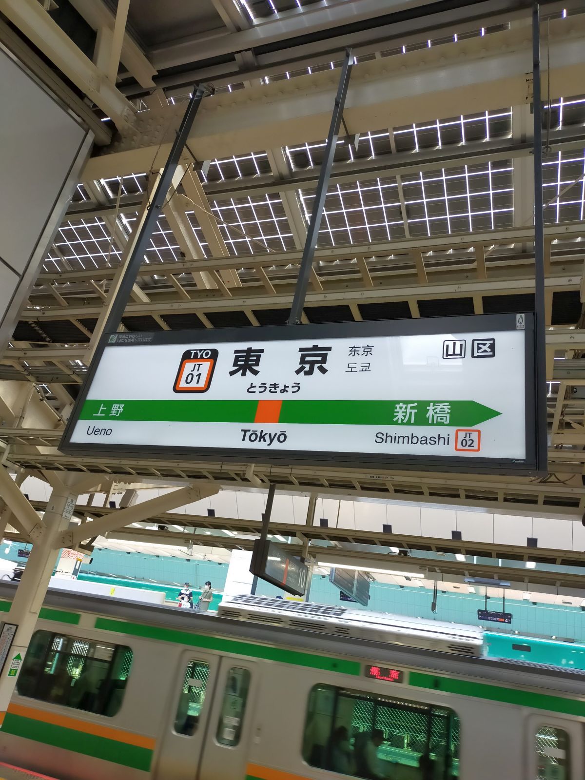 東京駅着