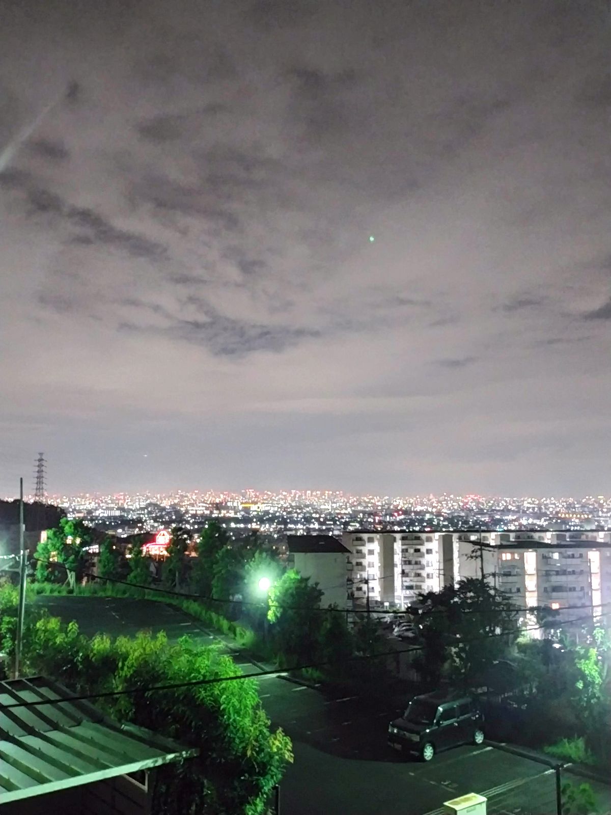 本日の夜景