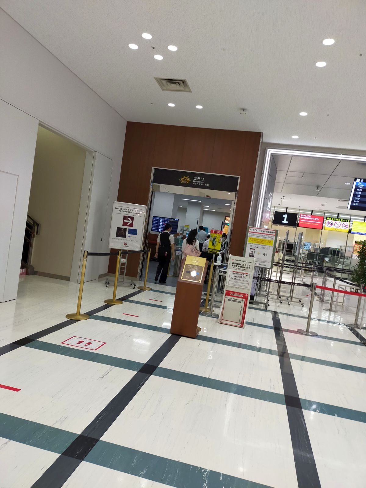JGCエントランスから通過