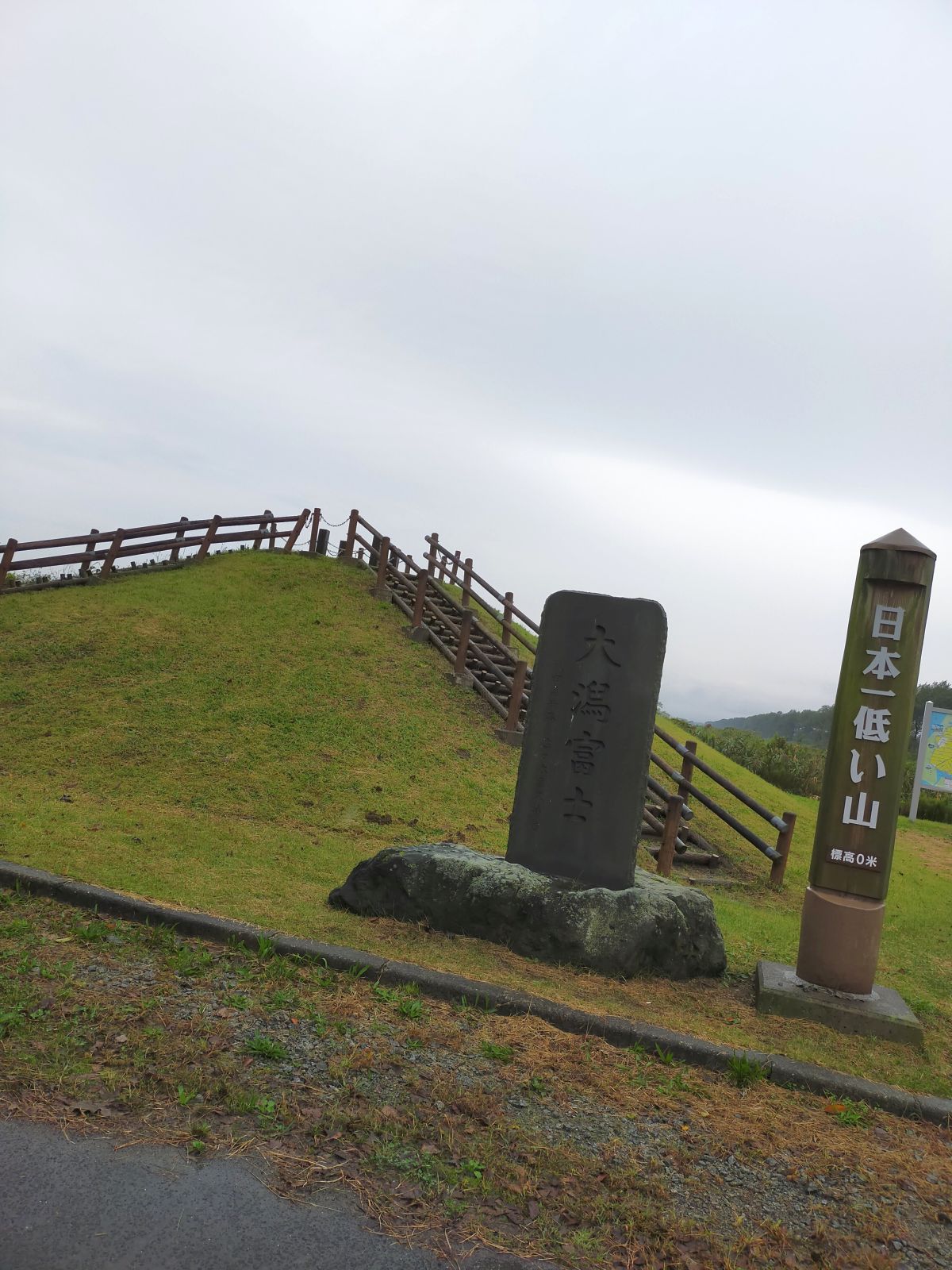 大潟富士の全景