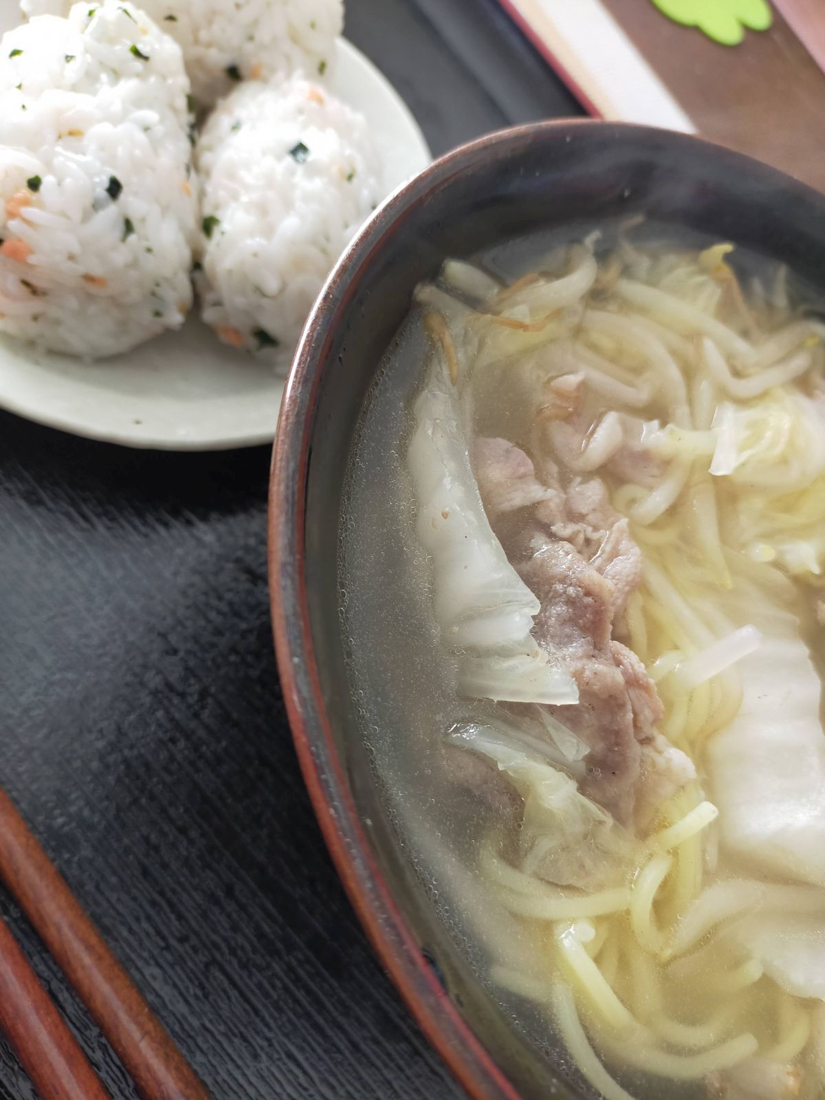 本日の朝食兼昼食