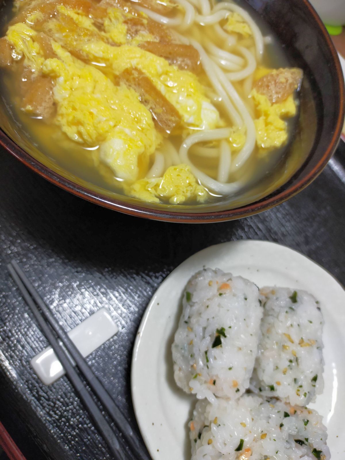 本日の朝食兼昼食