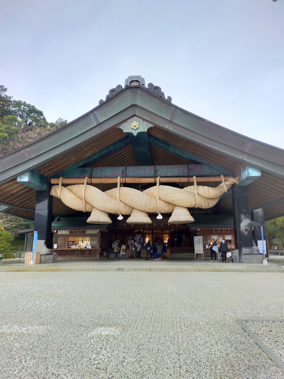 出雲大社の大しめ縄