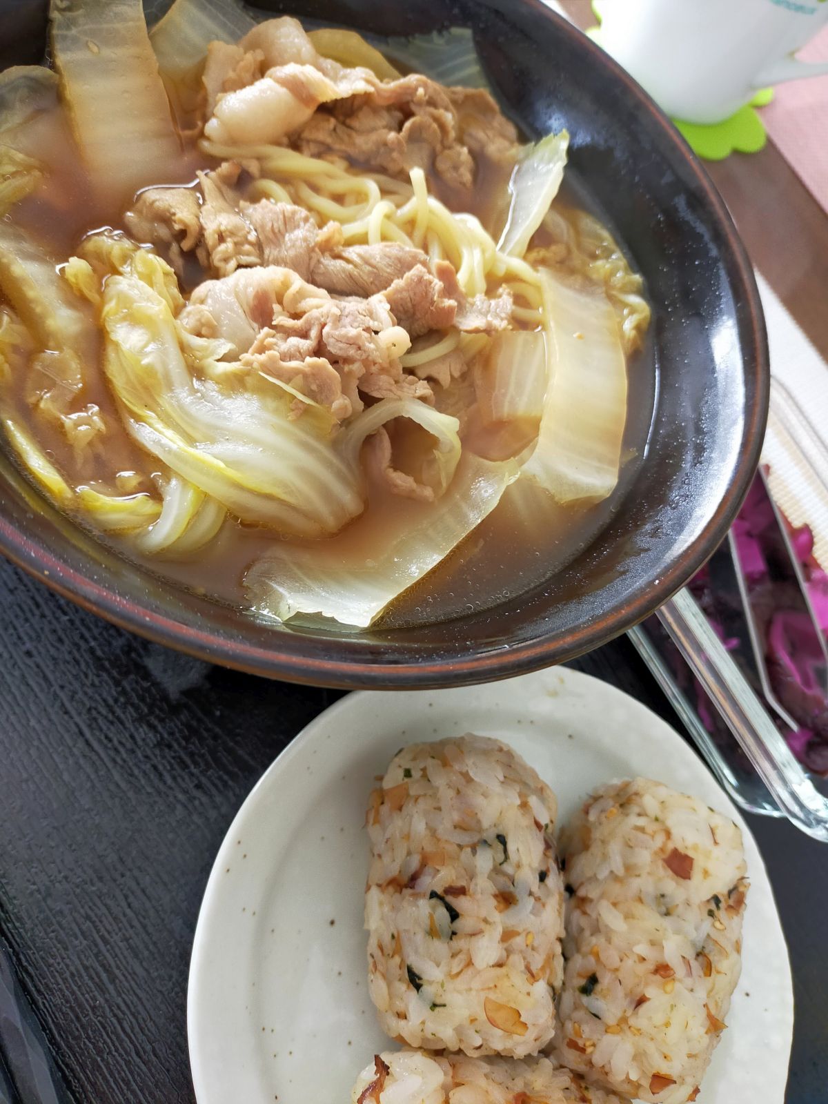 本日の朝食兼昼食