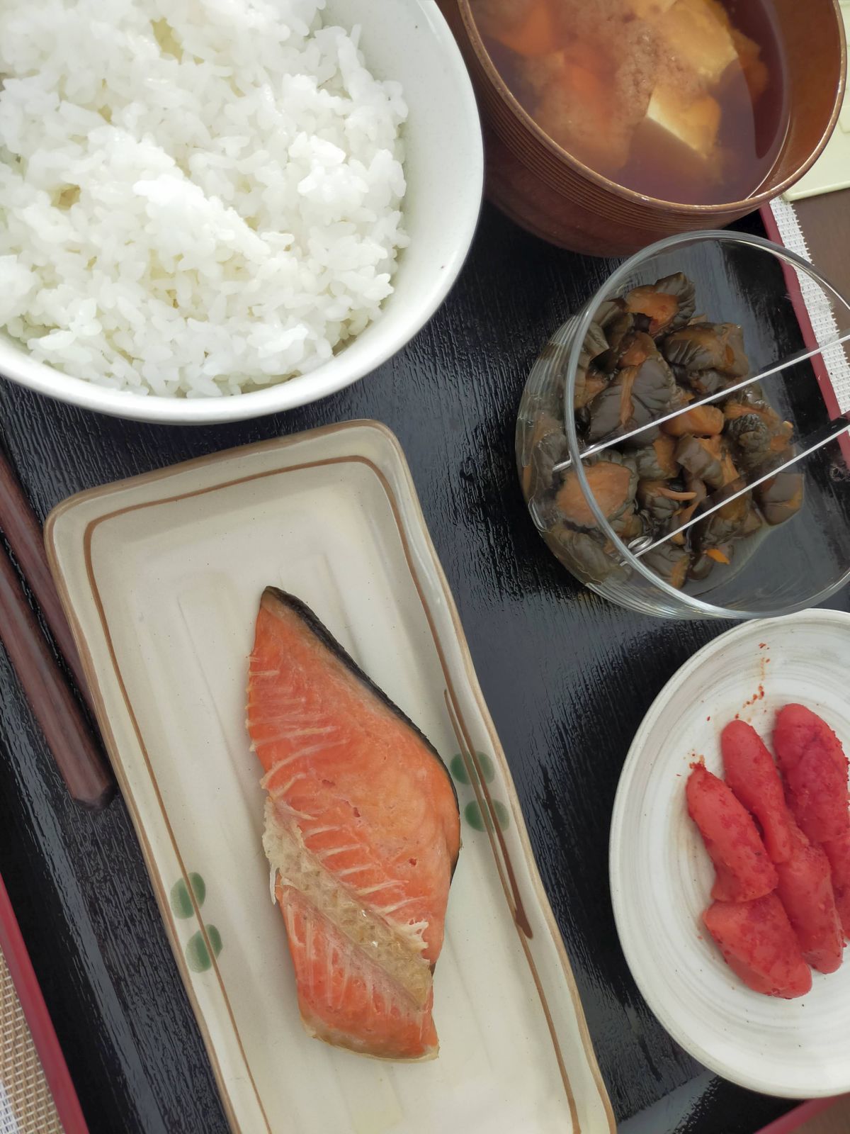 本日の朝食兼昼食