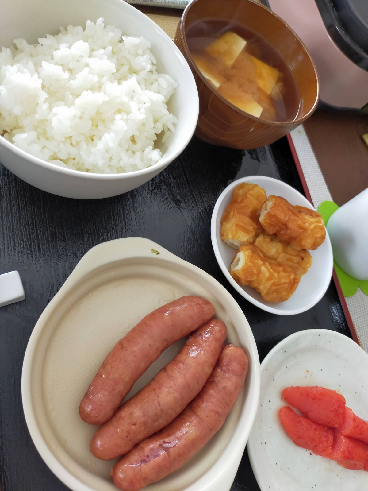 本日の朝食兼昼食