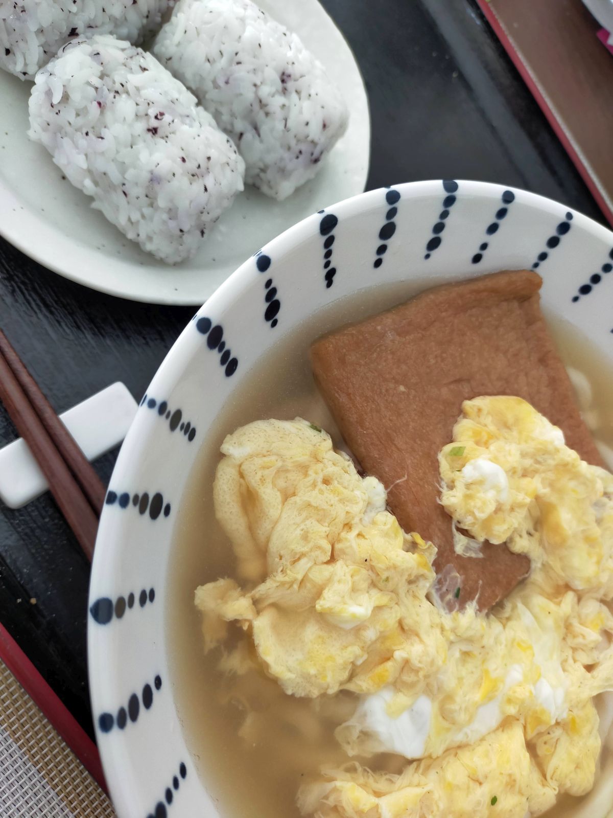 本日の朝食兼昼食