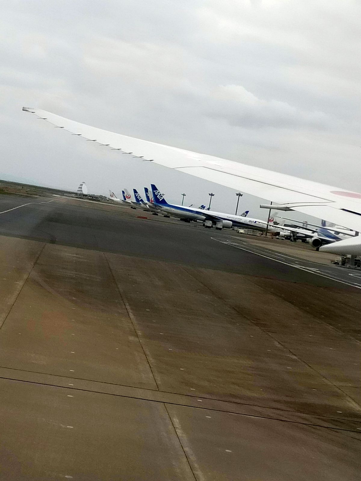 飛行機の待機