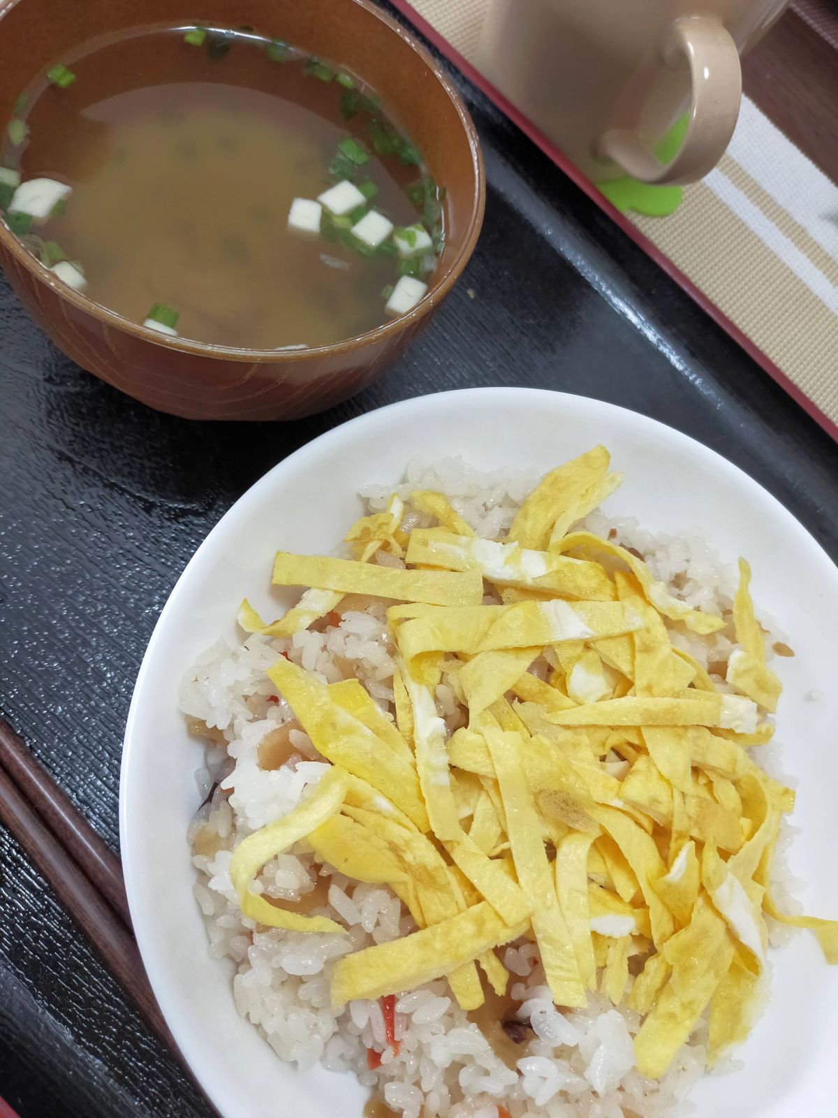 本日の朝食兼昼食