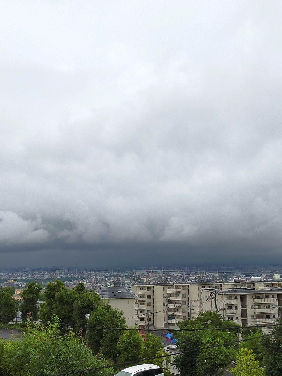 今朝の空模様