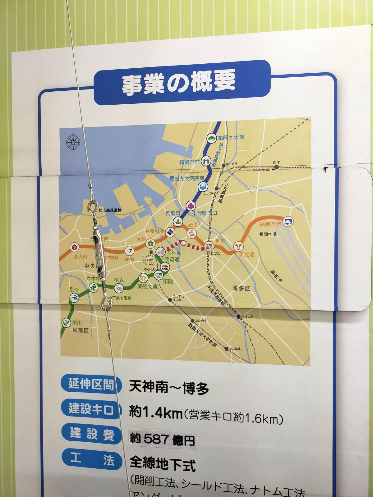 博多駅から天神南駅