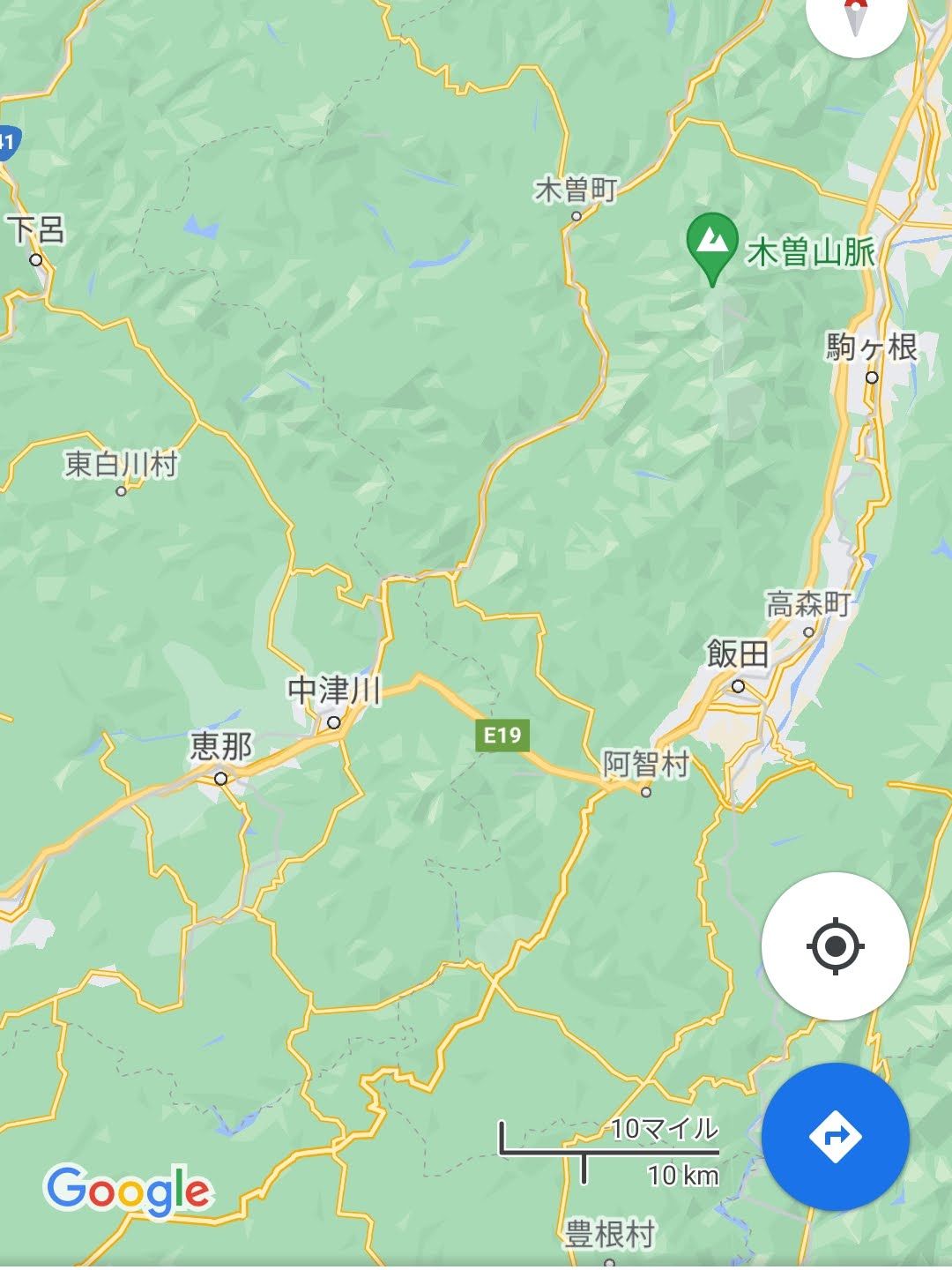 恵那の場所