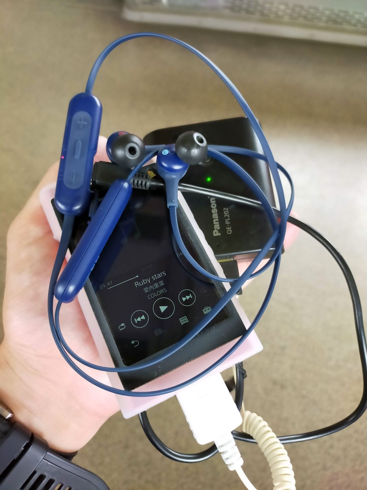 機器の充電