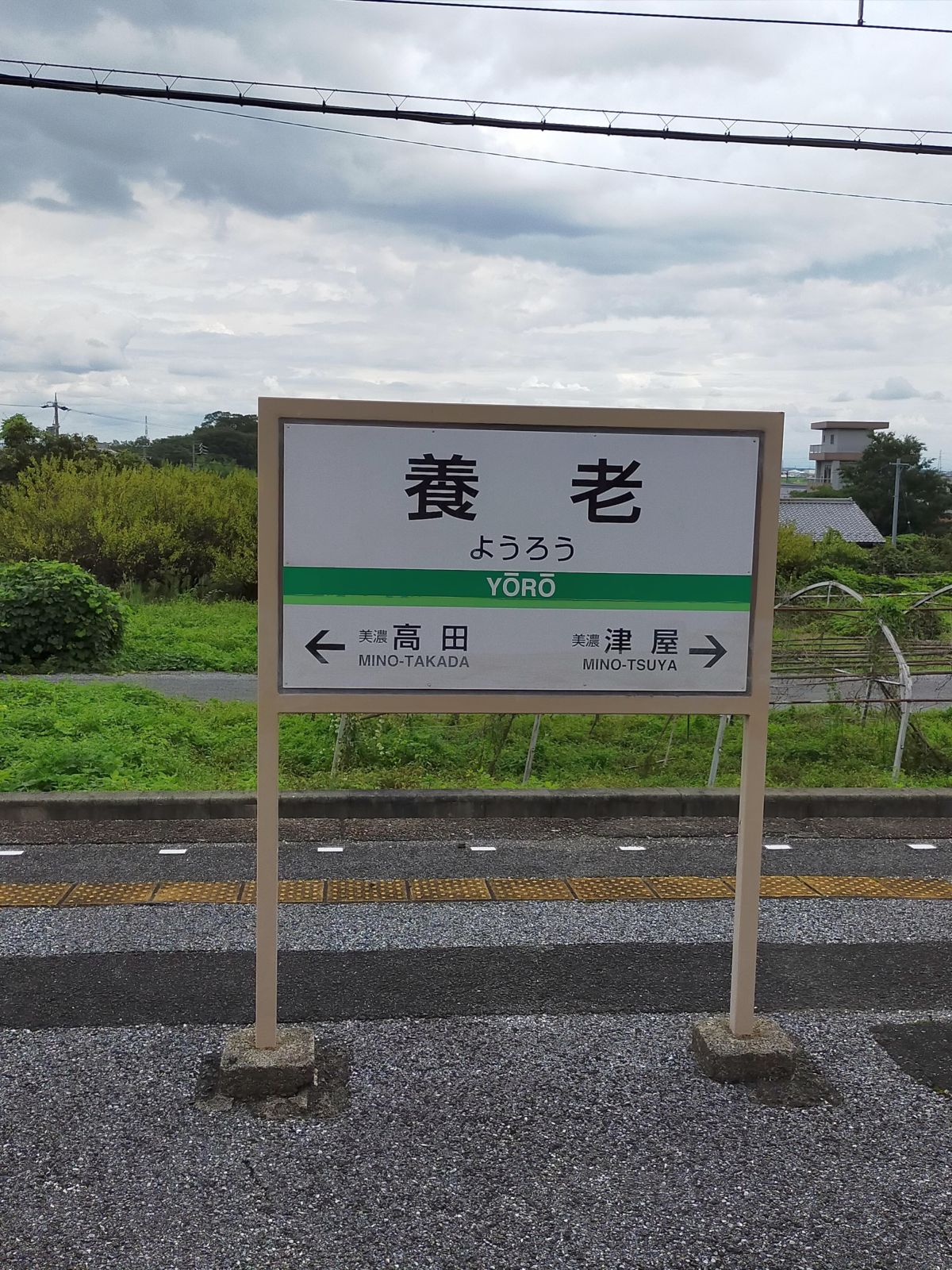 養老駅駅標２