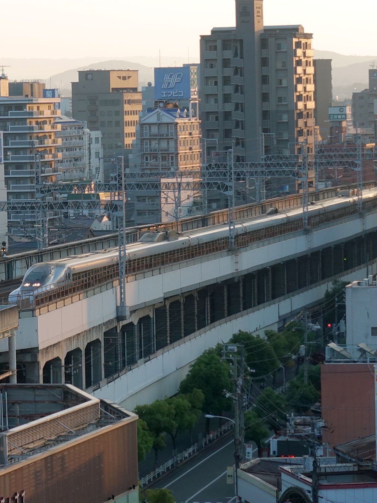 岡山方面の始発
