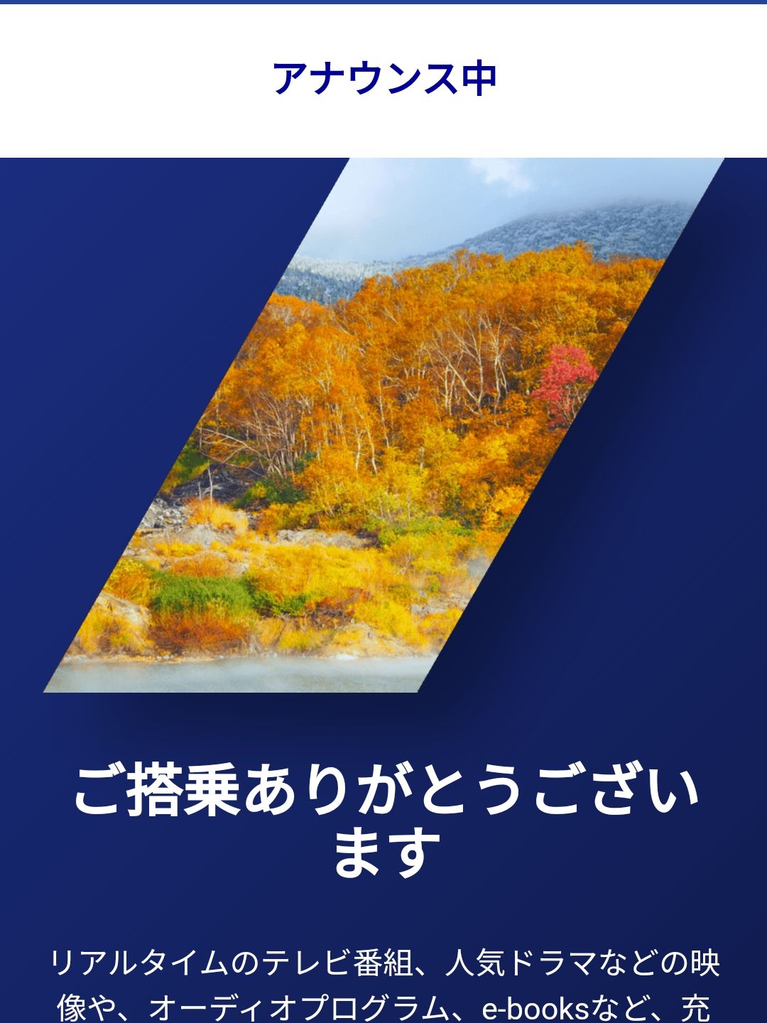 ご搭乗ありがとうございます