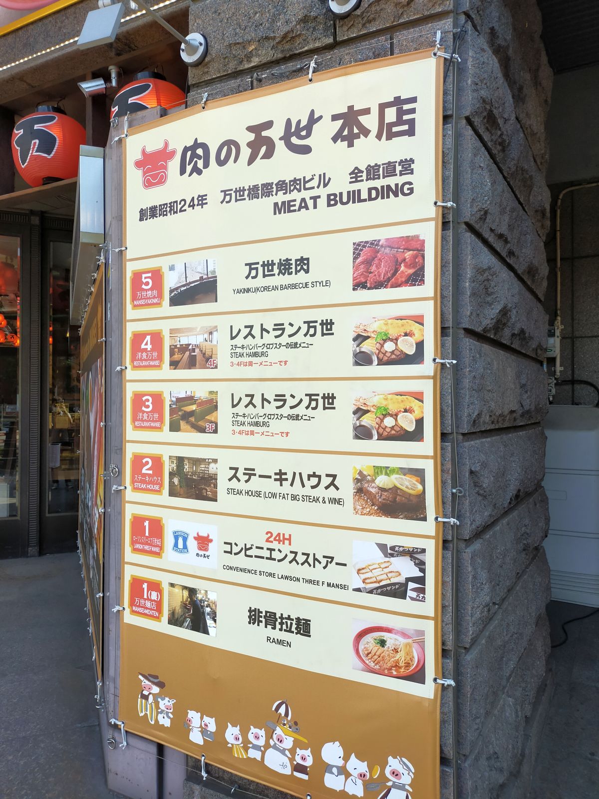 肉の万世本店