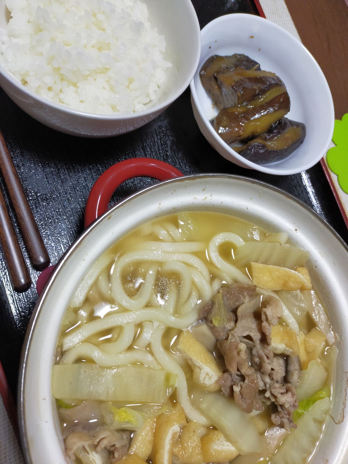 本日の夕食