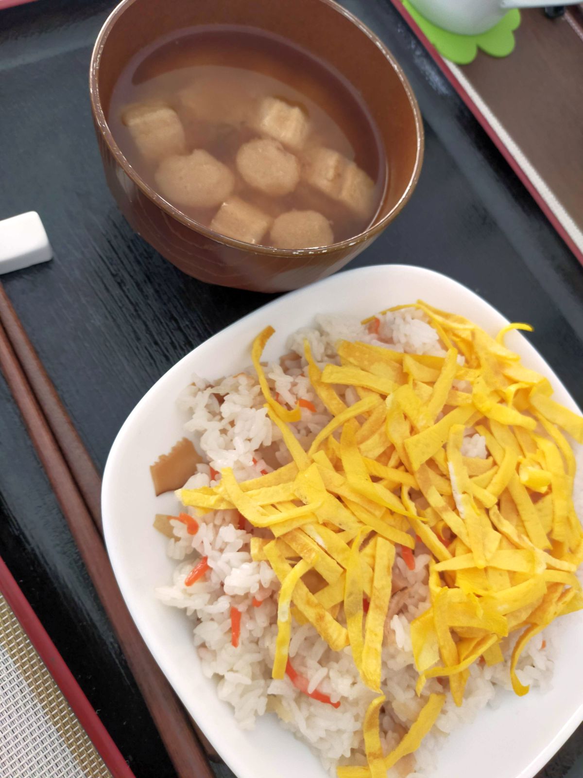 本日の朝食兼昼食