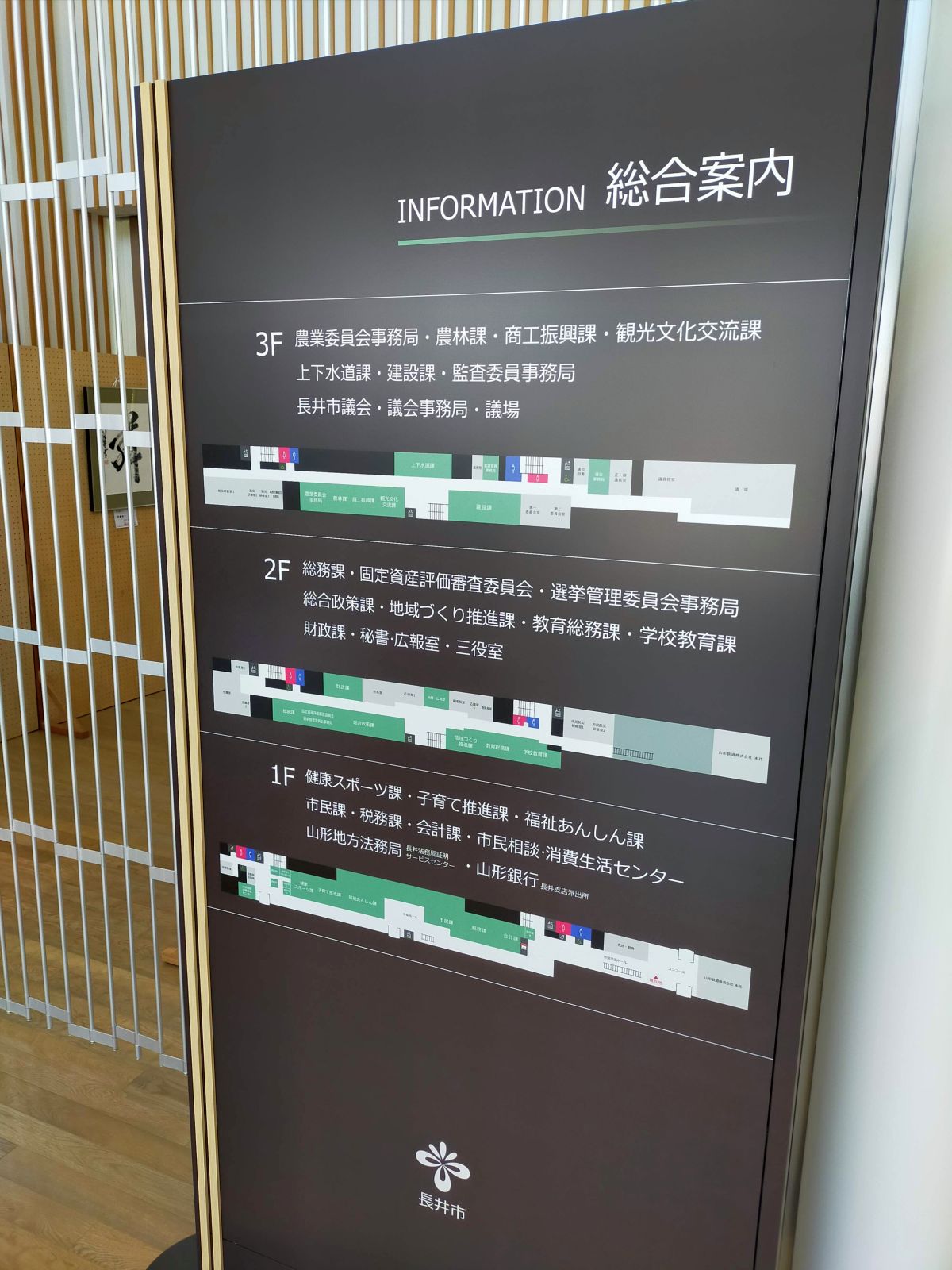 市役所兼駅舎