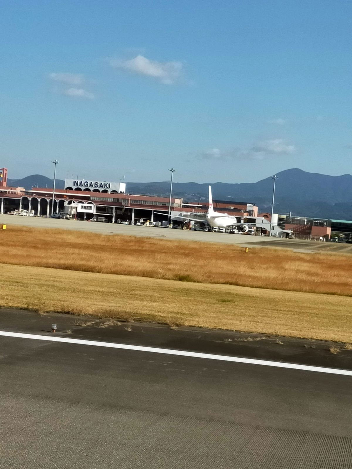 長崎空港着